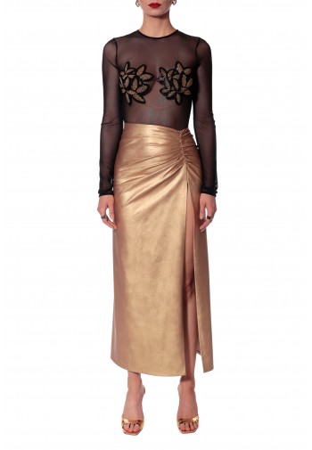 Dress Tomira Gold and Black