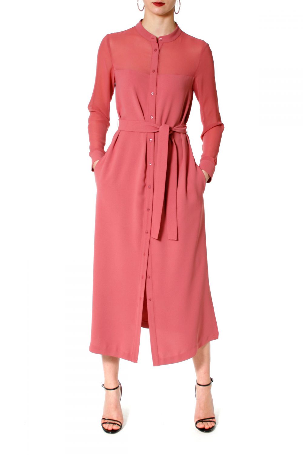 Dress Jillian pink venetian | AGGI