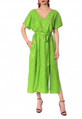 Dress Eira Bright Lime Green